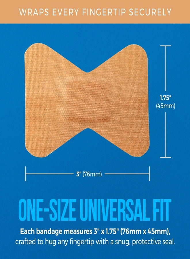 MEDca Flexible Fabric Finger Bandages - 100 Count Box of Flex Fabric Adhesive Bandages Cuts, Scrapes, Care and to Protect Wounds - Image 4